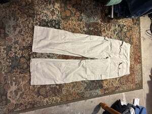 Levi's Loose Straight Cargo Pants W32 L36 Khaki Tan Utility Y2K